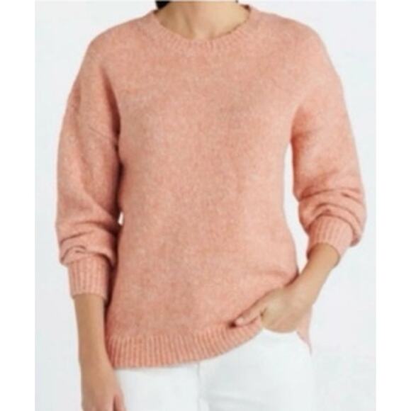 Pink Clover Stitch Fix NWT Long Sleeve Crewneck Sweater Medium Pink - Picture 1 of 10